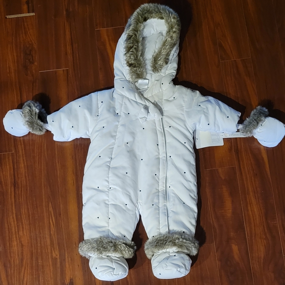 Absorba Baby 0 - 3 Month 2 Piece Snowsuit